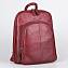 Кожаный рюкзак 871254185 (Бордовый)