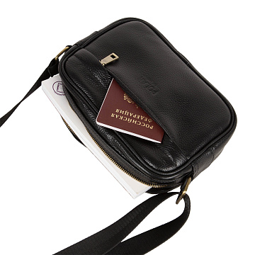 Мужская кожаная сумка 5001142-1 black