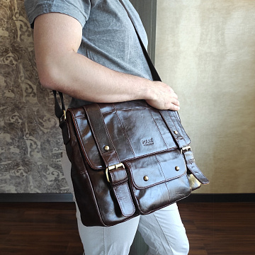 Мужская кожаная сумка 23138