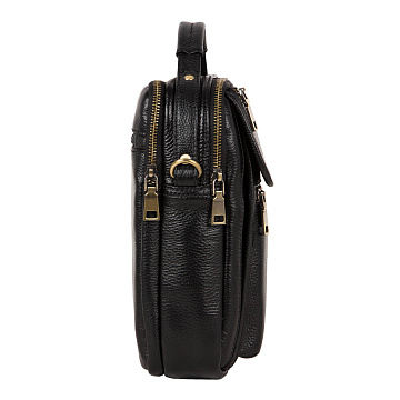 Мужская кожаная сумка 812166-9 black