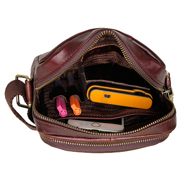 Мужская кожаная сумка 0605М