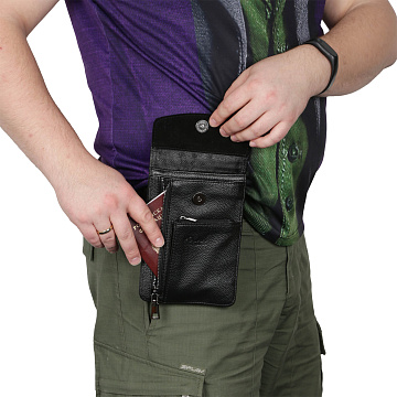 Мужская кожаная сумка 0707