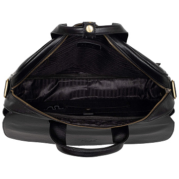 Мужская кожаная сумка 25151 черная