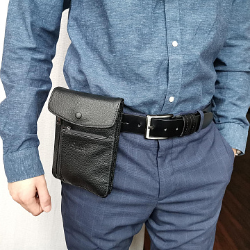 Мужская кожаная сумка 0707