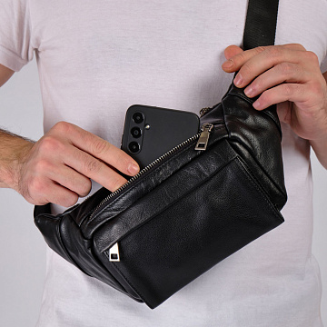 Мужская кожаная сумка 2019