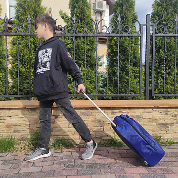 Сумка-рюкзак на колесах П7102