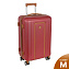 Чемодан М пластик средний РР5509 (3-ой) 24" (Бордовый)