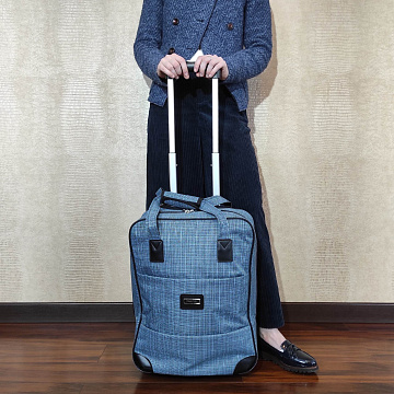 Чемодан S малый тканевый П7095