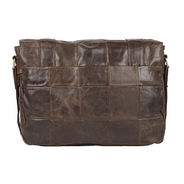 Мужская кожаная сумка 7244 кофе