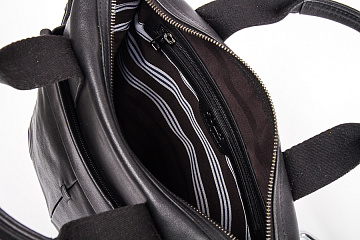 Мужская кожаная сумка 1863 черная