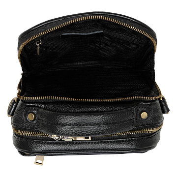 Мужская кожаная сумка 23281 черная