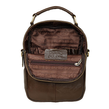 Мужская кожаная сумка 5091 коричневая