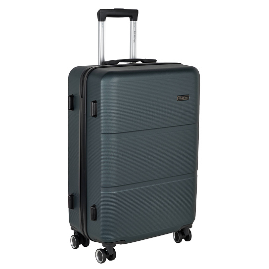 Чемодан М пластик средний Р612 (3-ой) 24&quot;