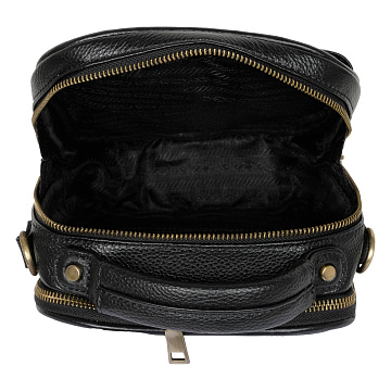 Мужская кожаная сумка 23281 черная