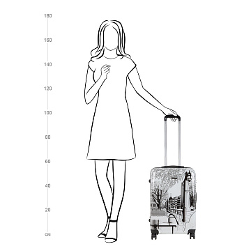 Чемодан ABS малый РА033(2-ой) 20"