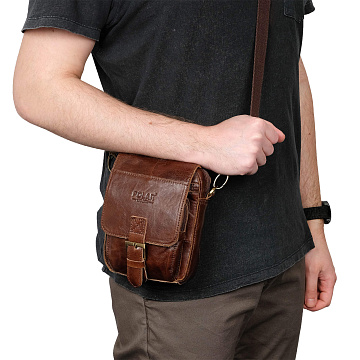 Мужская кожаная сумка 20181п