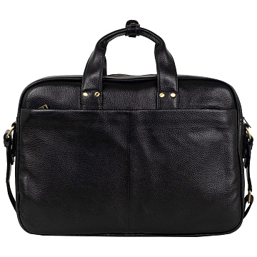 Мужская кожаная сумка 25151 черная