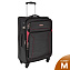 Чемодан средний Р1801 (3-ой) (24") (Черный)