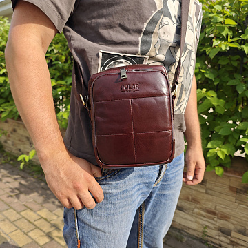 Мужская кожаная сумка 0605М