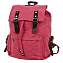 П3062-01 красный рюкзак брезент (Красно-розовый)