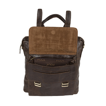 Мужская кожаная сумка 5021 коричневая