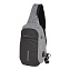 Однолямочный рюкзак П0075 (Серый)