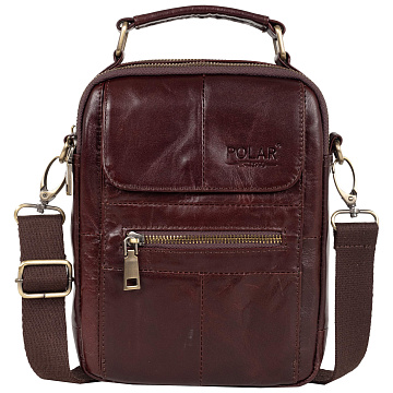 Мужская кожаная сумка 5121 Кофе