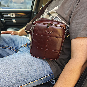 Мужская кожаная сумка 0605М