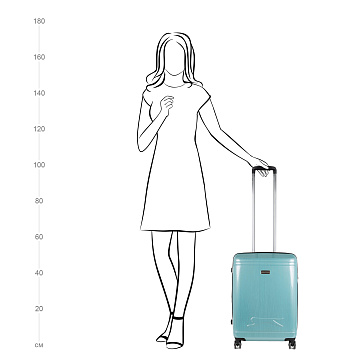 Чемодан малый Р1936(3-ой) 19"