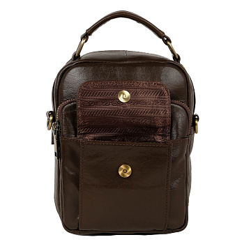 Мужская кожаная сумка 5091 коричневая