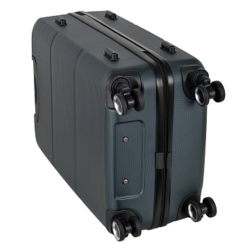 Чемодан М пластик средний Р612 (3-ой) 24&quot;