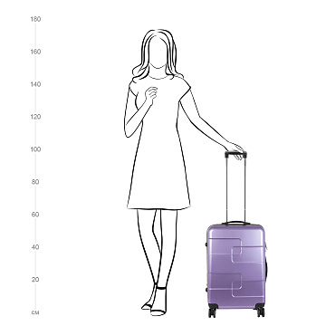 Чемодан ABS малый Р110(2-ой) 20"