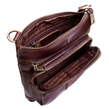 Мужская кожаная сумка 0500302-1 brown