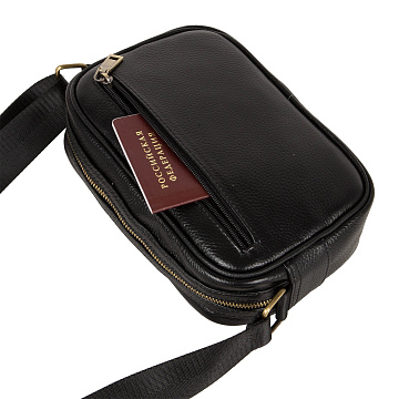 Мужская кожаная сумка 5001142-1 black